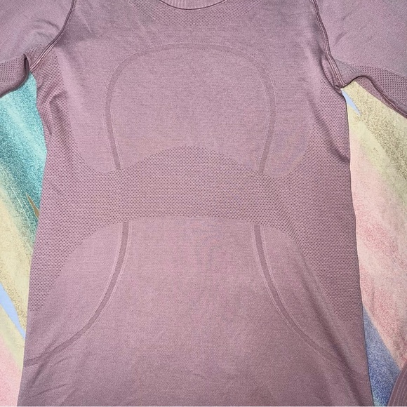 Lululemon Swiftly Tech Long Sleeve Crew Misty Merlot size 8 - Picture 5 of 9